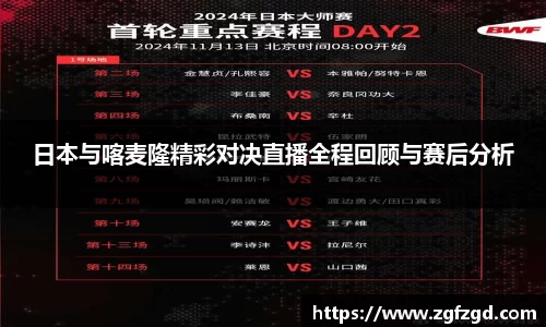 日本与喀麦隆精彩对决直播全程回顾与赛后分析